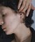 SMELLY so’　minimal bar chain pierce