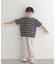 『150サイズあり』ランダムボーダーワイドTシャツ(KIDS)