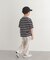 『150サイズあり』ランダムボーダーワイドTシャツ(KIDS)