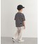 『150サイズあり』ランダムボーダーワイドTシャツ(KIDS)
