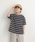 『150サイズあり』ランダムボーダーワイドTシャツ(KIDS)