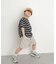 『150サイズあり』ランダムボーダーワイドTシャツ(KIDS)