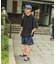 Wide Dad　GRAPHIC SHORTS WITH HATCH