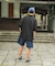 Wide Dad　GRAPHIC SHORTS WITH HATCH