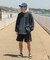 Wide Dad　GRAPHIC SHORTS WITH HATCH