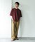 『速乾／接触冷感／UVカット』Sorona ラウンドカラーショートスリーブTシャツ
