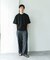 『速乾／接触冷感／UVカット』Sorona ラウンドカラーショートスリーブTシャツ