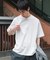 『速乾／接触冷感／UVカット』Sorona ラウンドカラーショートスリーブTシャツ