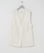 new basic　SILK LINEN GILET
