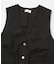 new basic　SILK LINEN GILET