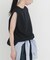 『UVカット／イージーケア／吸水速乾／接触冷感／UR TECH DRYLUXE』ハイツイストフレンチスリーブブラウス