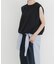 『UVカット／イージーケア／吸水速乾／接触冷感／UR TECH DRYLUXE』ハイツイストフレンチスリーブブラウス