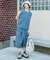 『UVカット／イージーケア／吸水速乾／接触冷感／UR TECH DRYLUXE』ハイツイストフレンチスリーブブラウス
