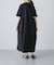 『2サイズ展開』コットンシルクサイドギャザーワンピース