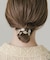 『再入荷』ストーンライクモチーフヘアポニー