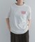 Grow Organic ポイントロゴプリントTシャツ