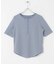 ワッフルボーダーヘンリネックTEE