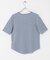 ワッフルボーダーヘンリネックTEE