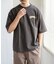 FORK&SPOON　フロッキープリントTシャツ