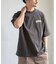 FORK&SPOON　フロッキープリントTシャツ