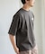 FORK&SPOON　フロッキープリントTシャツ