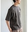 FORK&SPOON　フロッキープリントTシャツ