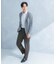 LIFE STYLE TAILOR　メランジニットイージージャケット