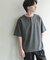 アソートヘンリーネックショートスリーブTシャツ