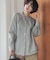 『速乾／イージーケア／UVカット』『UR TECH』Aircareフリルネックブラウス 26AW