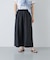 カラーリネンクロップドパンツ