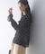 『WEB／一部店舗限定』フラワー刺繍ピンタックフリルブラウス