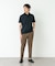 LIFE STYLE TAILOR　カッタウェイ鹿の子半袖プルオーバー