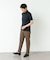 LIFE STYLE TAILOR　カッタウェイ鹿の子半袖プルオーバー