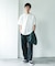 SHAPE BACK クルーネック Tシャツ