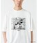 別注／Disney／フロッキープリントTシャツ