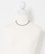 LAPUIS　SV ROUND STONE NECKLACE