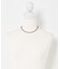 LAPUIS　SV ROUND STONE NECKLACE