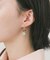 レトロビーズピアス