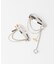 heyep　PIERCED CHAIN HAIR CLIP 2-PIECE