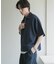 ライトダンボールポンチハーフジップ Tシャツ