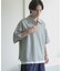 ライトダンボールポンチハーフジップ Tシャツ