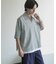 ライトダンボールポンチハーフジップ Tシャツ