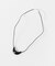 SMELLY so’　onyx crescent necklace