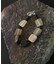 SMELLY so’　square horn onyx bracelet