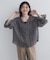シアーチェックブラウス