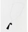 SMELLY so’　onyx tassel necklace