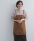 ヘム刺繍スエードライクキャミソール 26AW