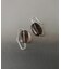 SMELLY so’　smoky quartz pierces