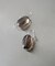 SMELLY so’　smoky quartz pierces