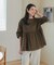 コットンツイル2WAYギャザーブラウス 26AW